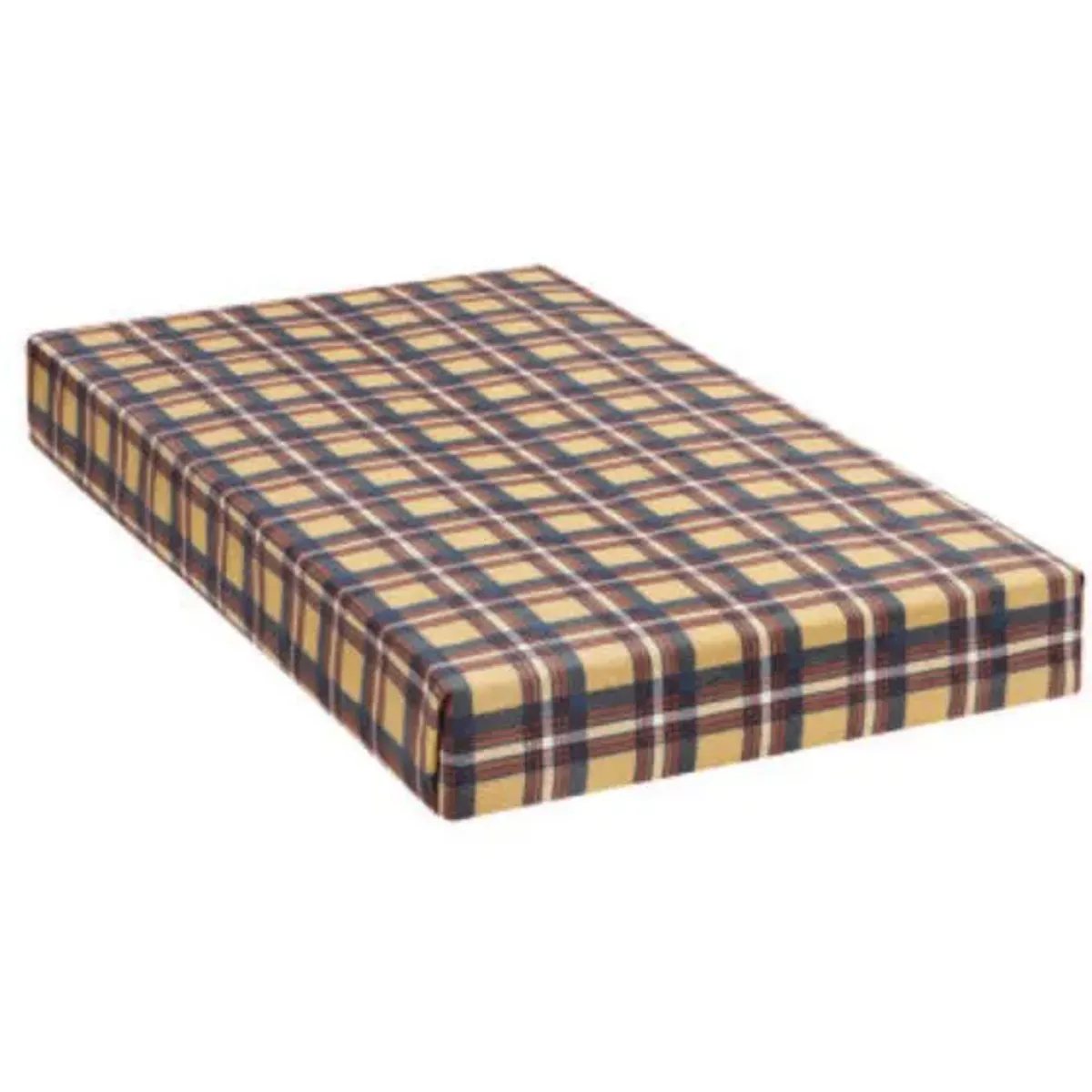 Twin Plaid Spring Bunk Mattress