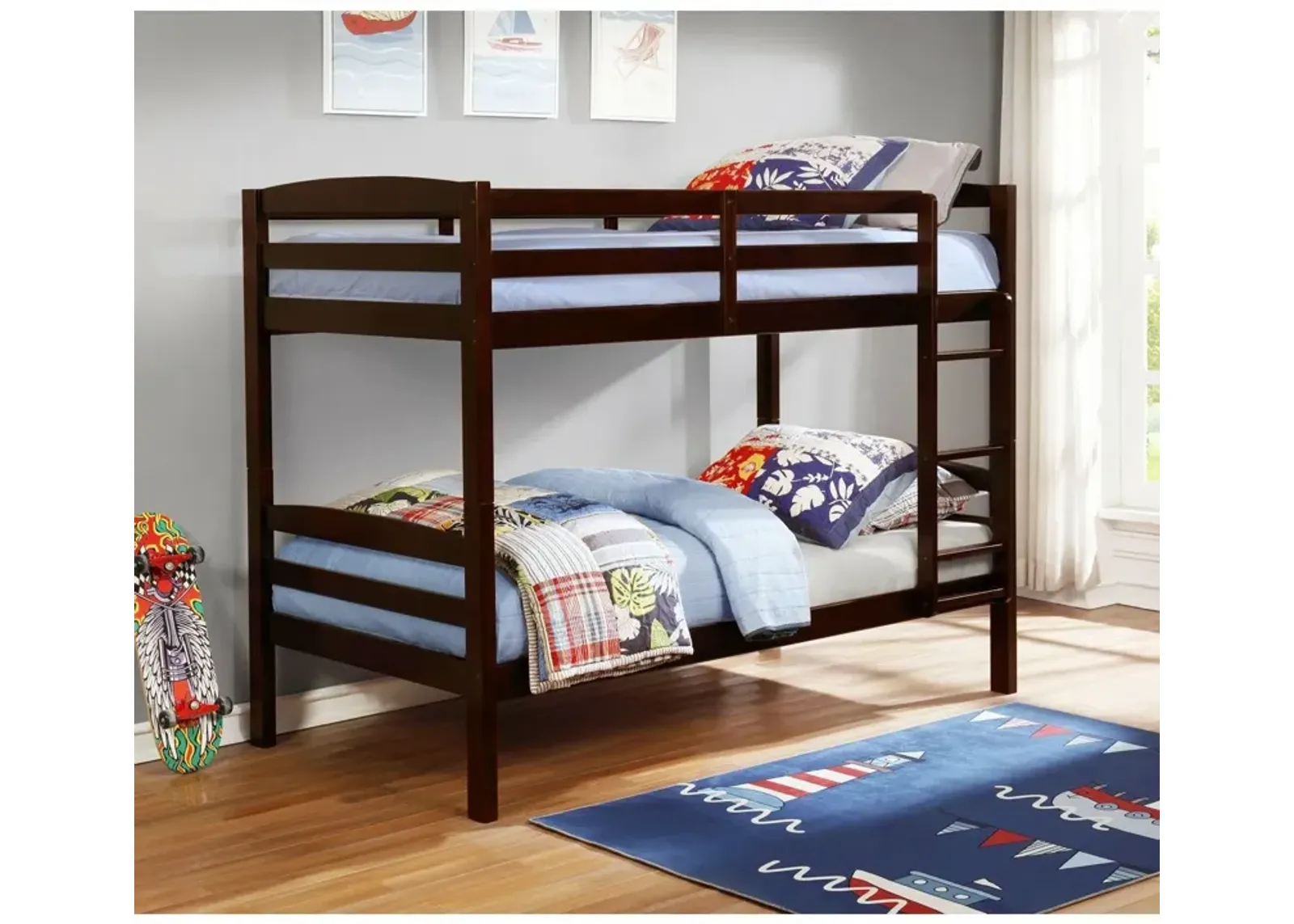 Twin over Twin / Espresso Caden Bunk Bed