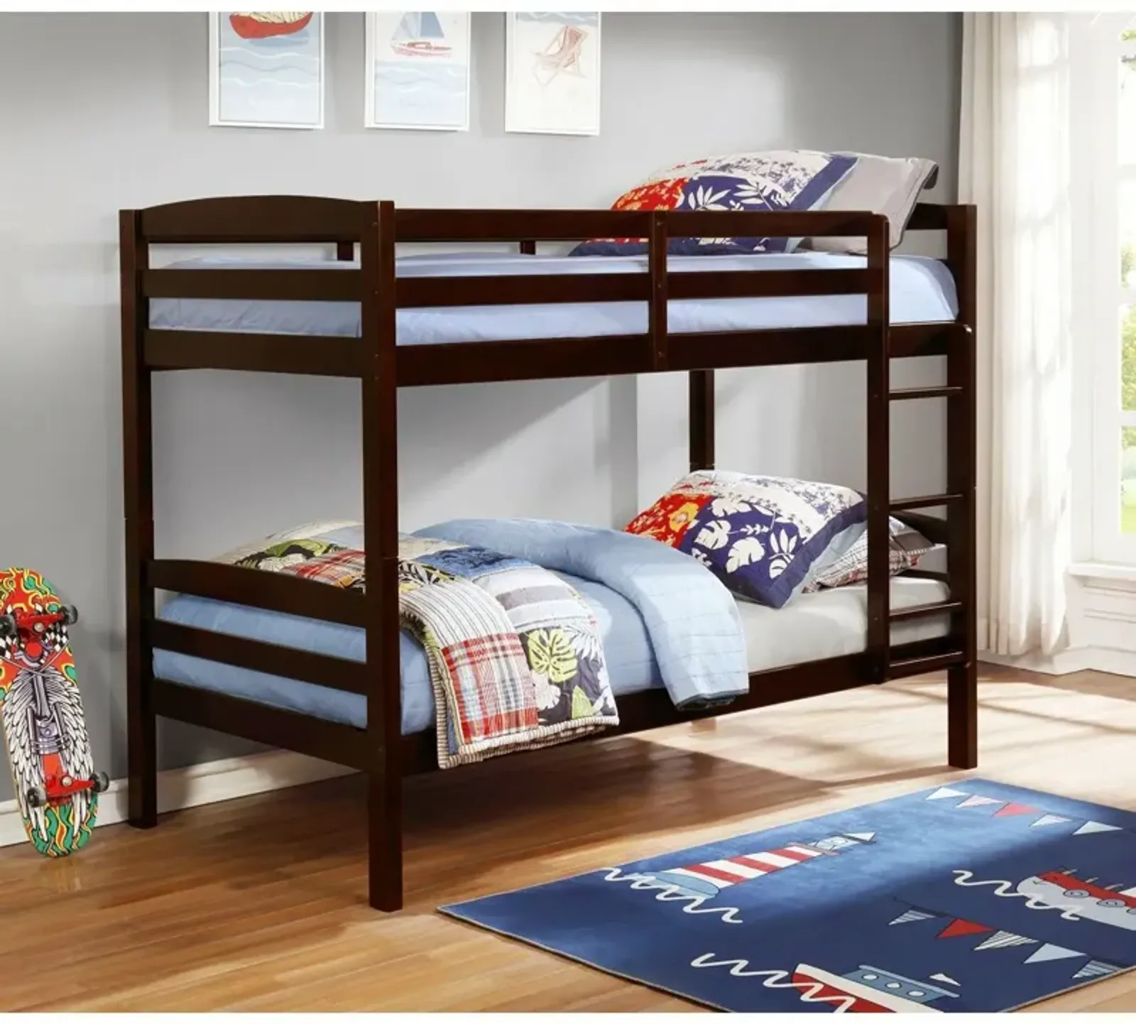 Twin over Twin / Espresso Caden Bunk Bed