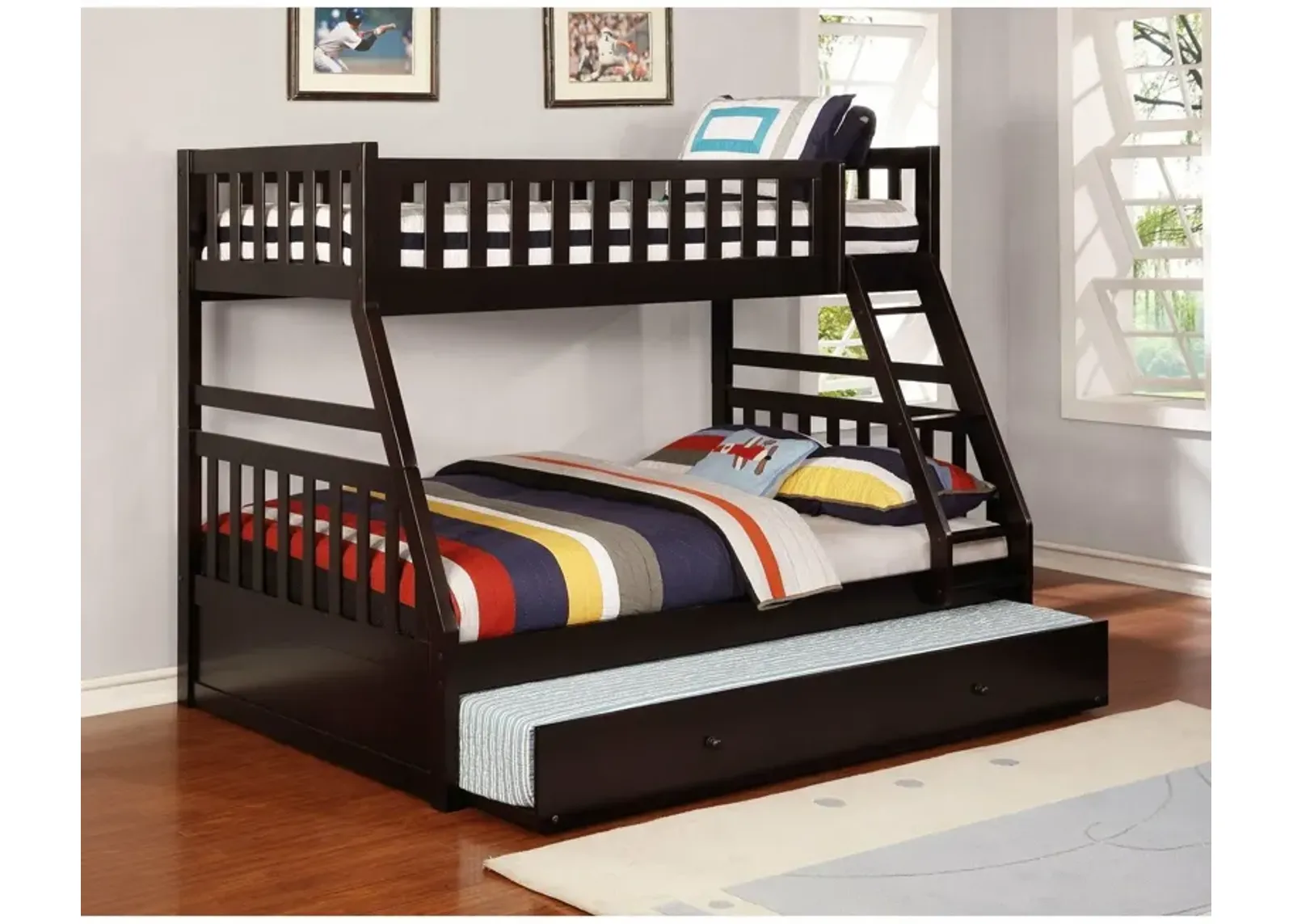 Twin over Full / Espresso Caden Bunk Bed