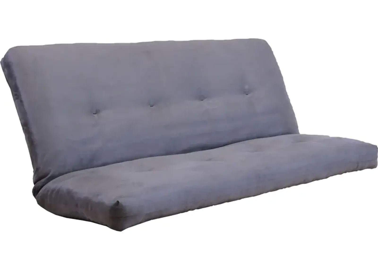 Sueded Grey Futon Mattress