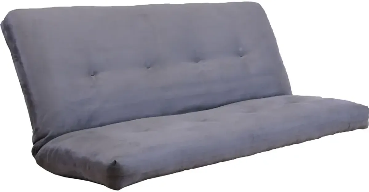 Sueded Grey Futon Mattress