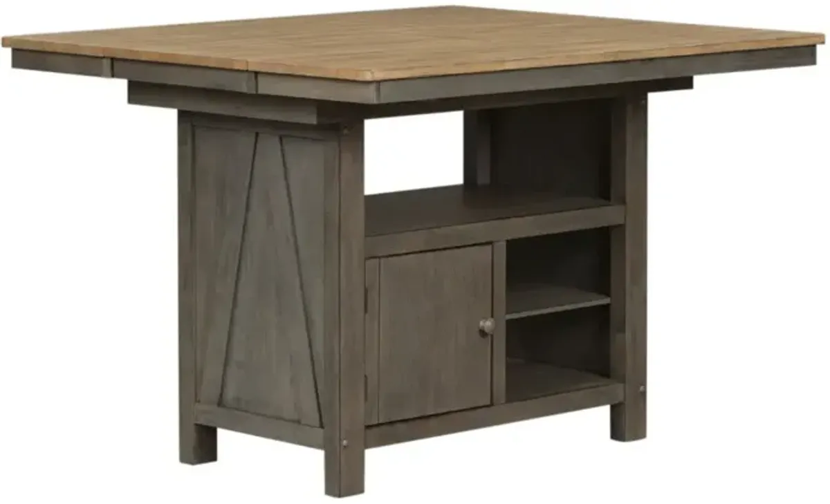 Lindsey Farm Kitchen Island with Stools