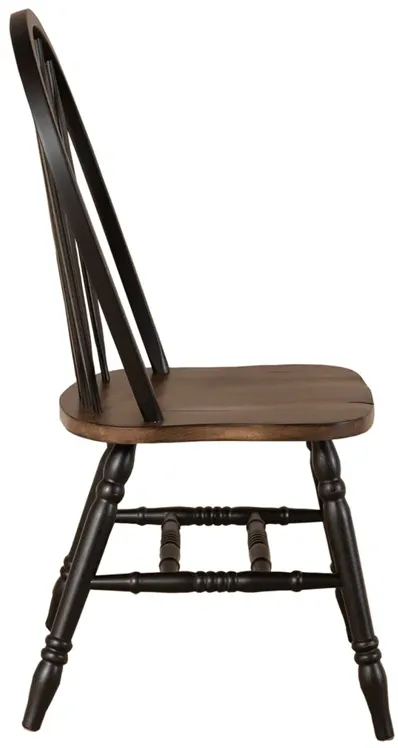 Carolina Crossing Windsor Side Chair - Black