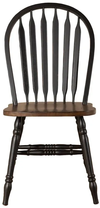 Carolina Crossing Windsor Side Chair - Black