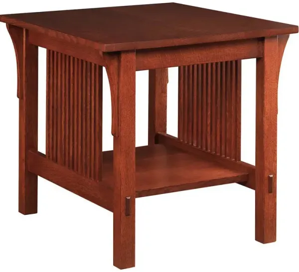 Mission Spindle Side Table