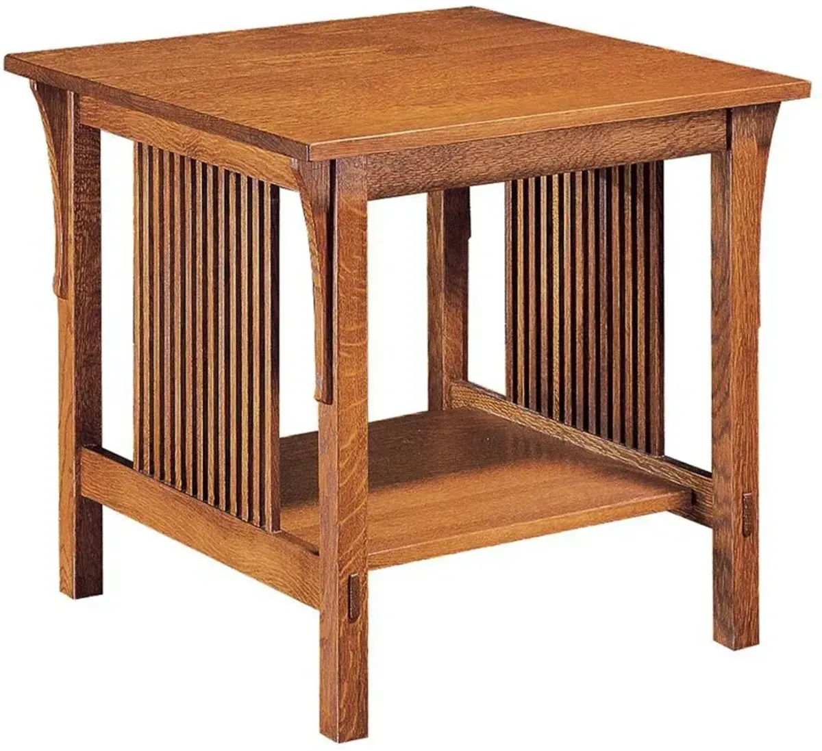Mission Spindle End Table