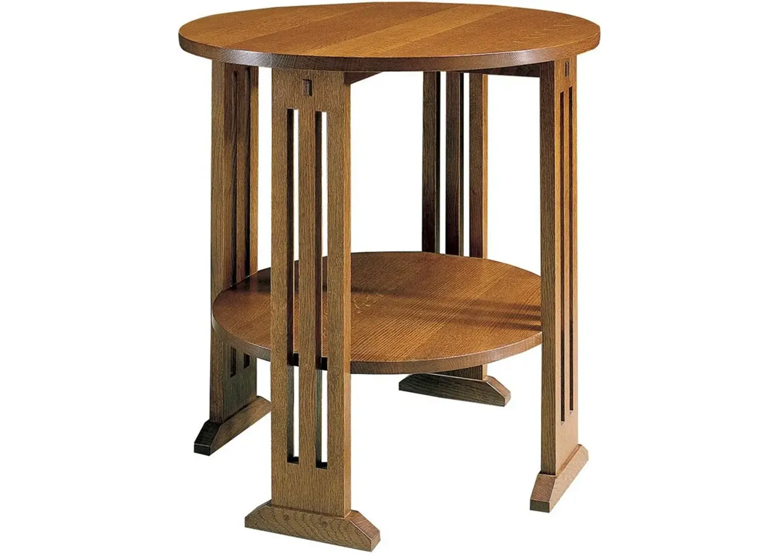 Mission Round End Table