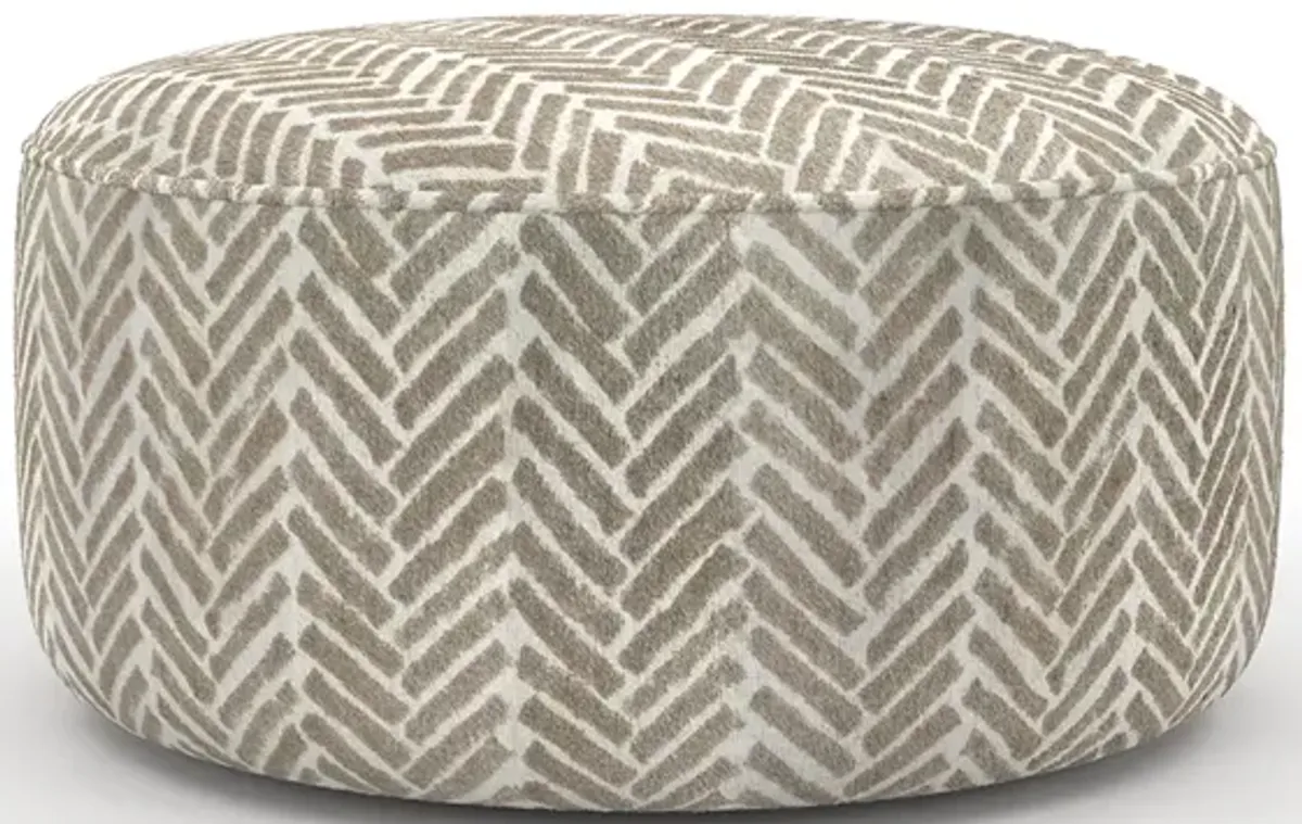 Passageway Round Cocktail Ottoman