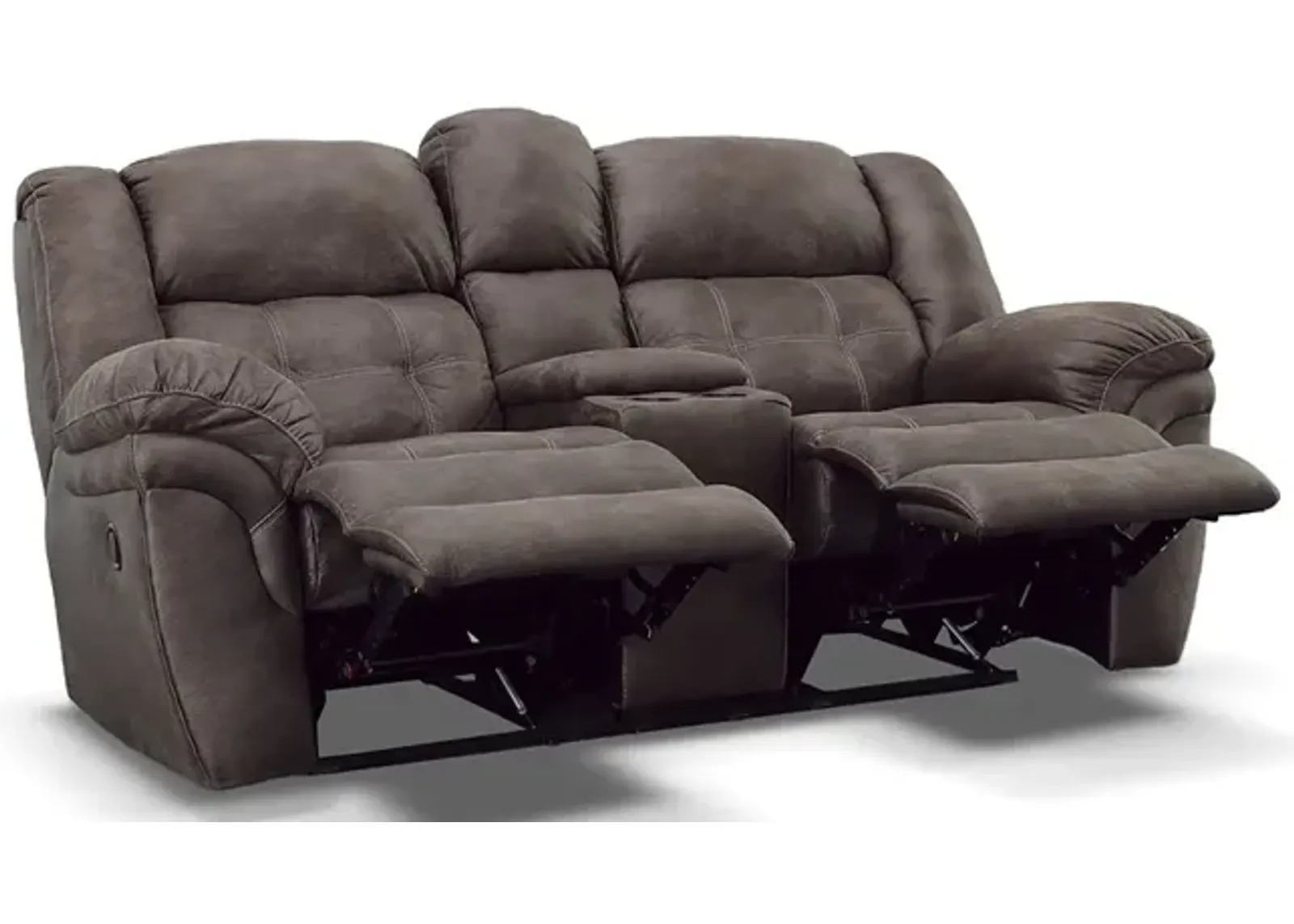 Power Recline Frontier Reclining Console Loveseat