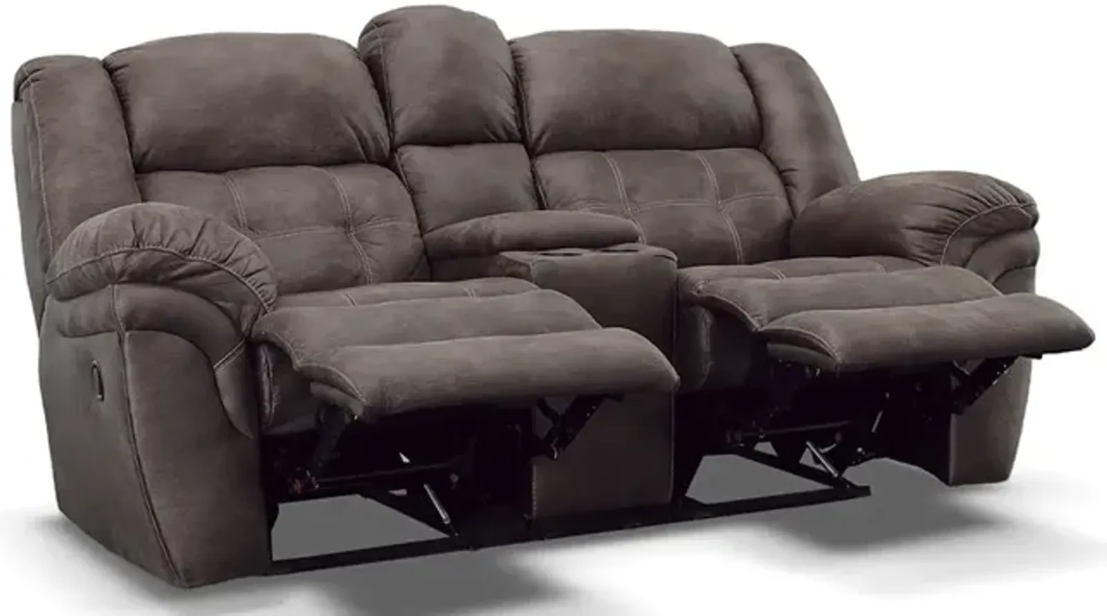 Power Recline Frontier Reclining Console Loveseat