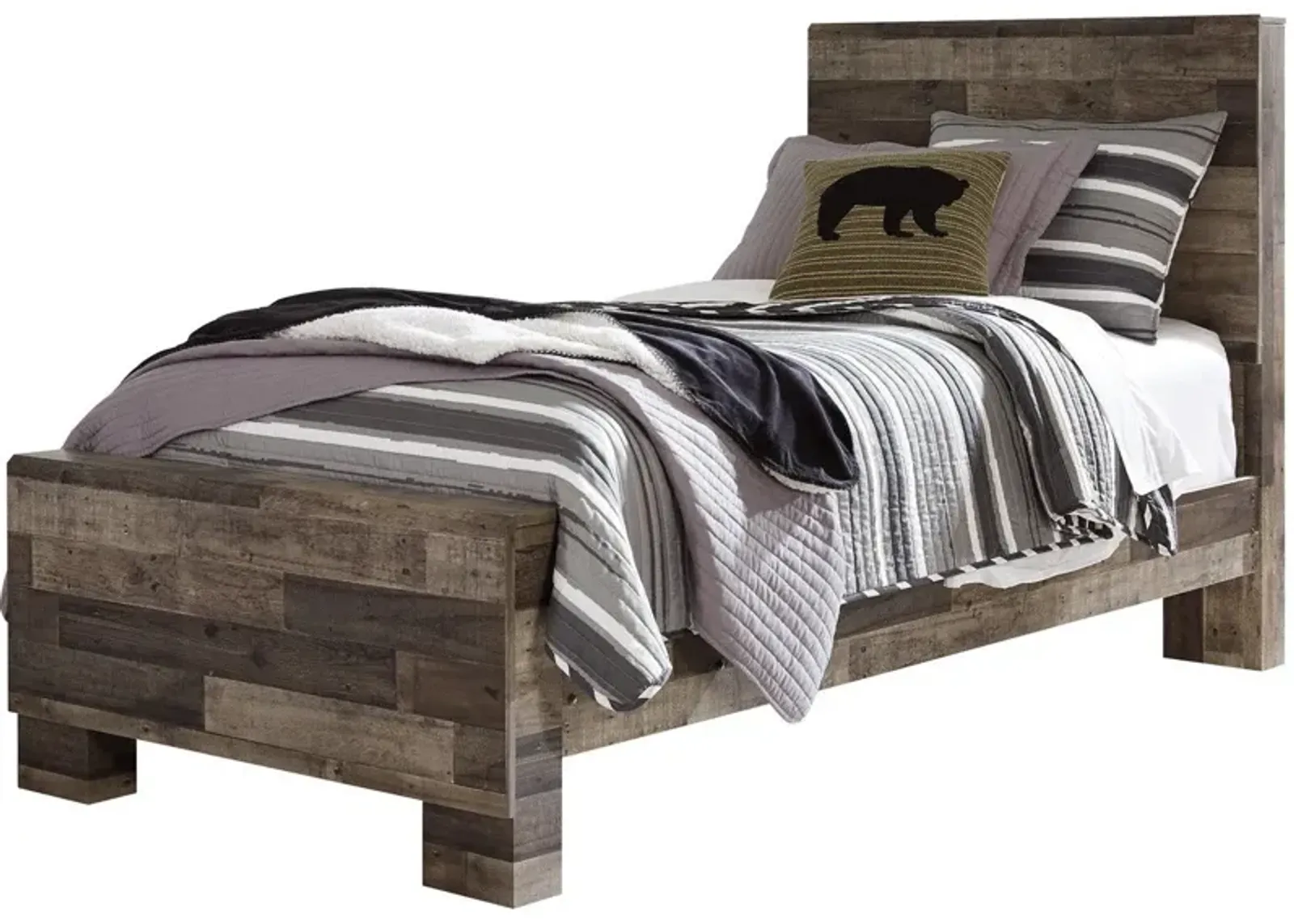 Twin Derekson Panel Bed