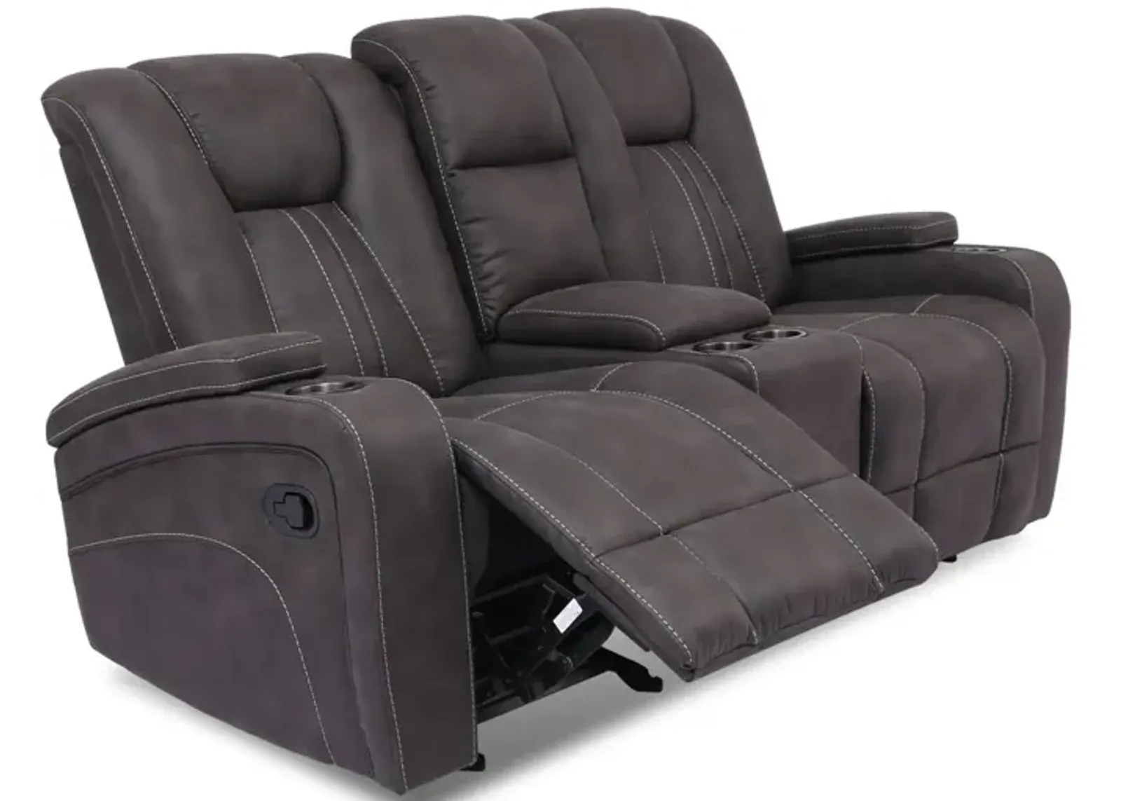 Cowboy Reclining Loveseat with Console