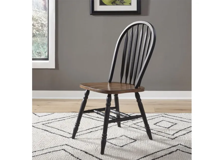 Table with Black Chairs Carolina Crossing Dining Set