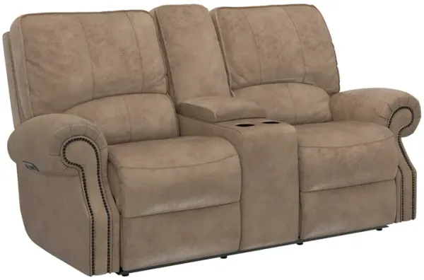 Prescott Power Loveseat with Console