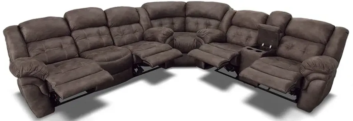 Power Reclining Sectional Frontier Reclining Sectional