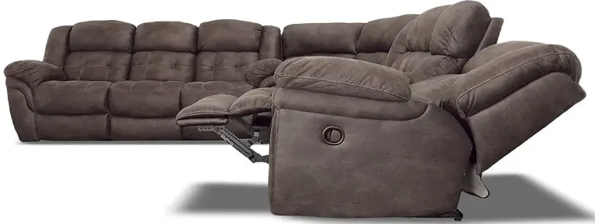 Power Reclining Sectional Frontier Reclining Sectional