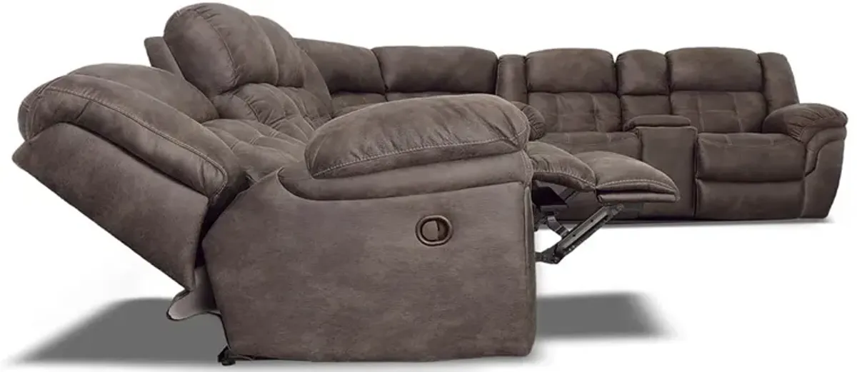 Power Reclining Sectional Frontier Reclining Sectional