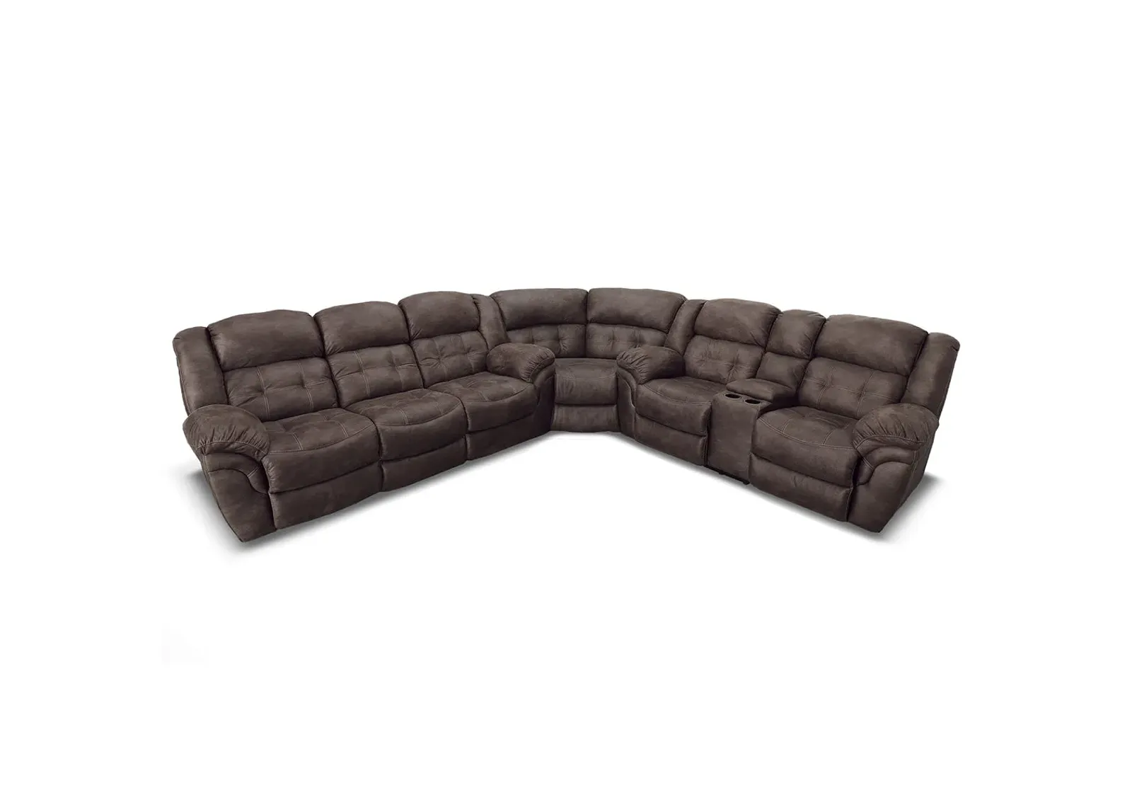 Manual Reclining Sectional Frontier Reclining Sectional