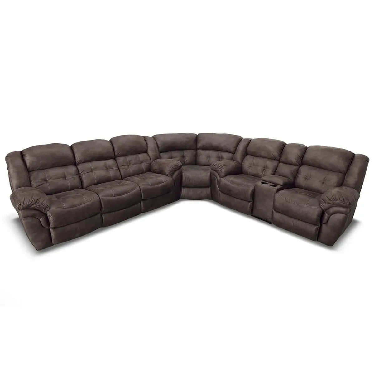 Manual Reclining Sectional Frontier Reclining Sectional