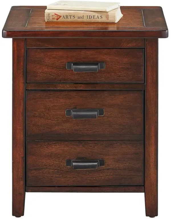 Trembessi File Cabinet End Table