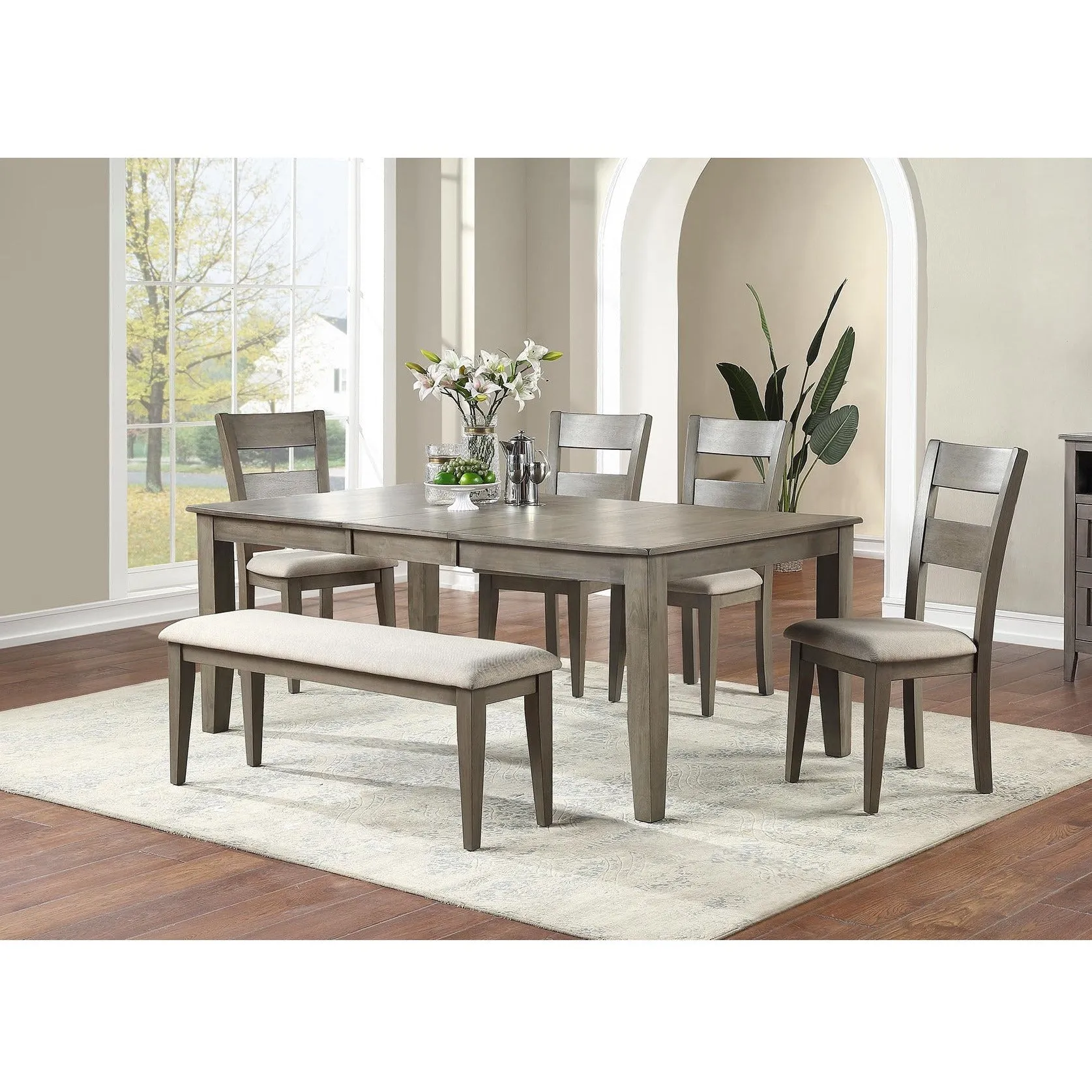 Grey Wright Dining Set