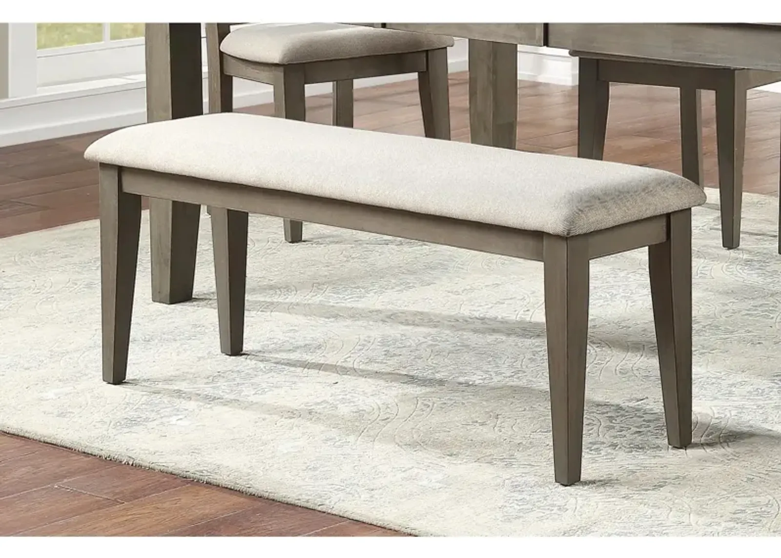 Grey Wright Dining Bench