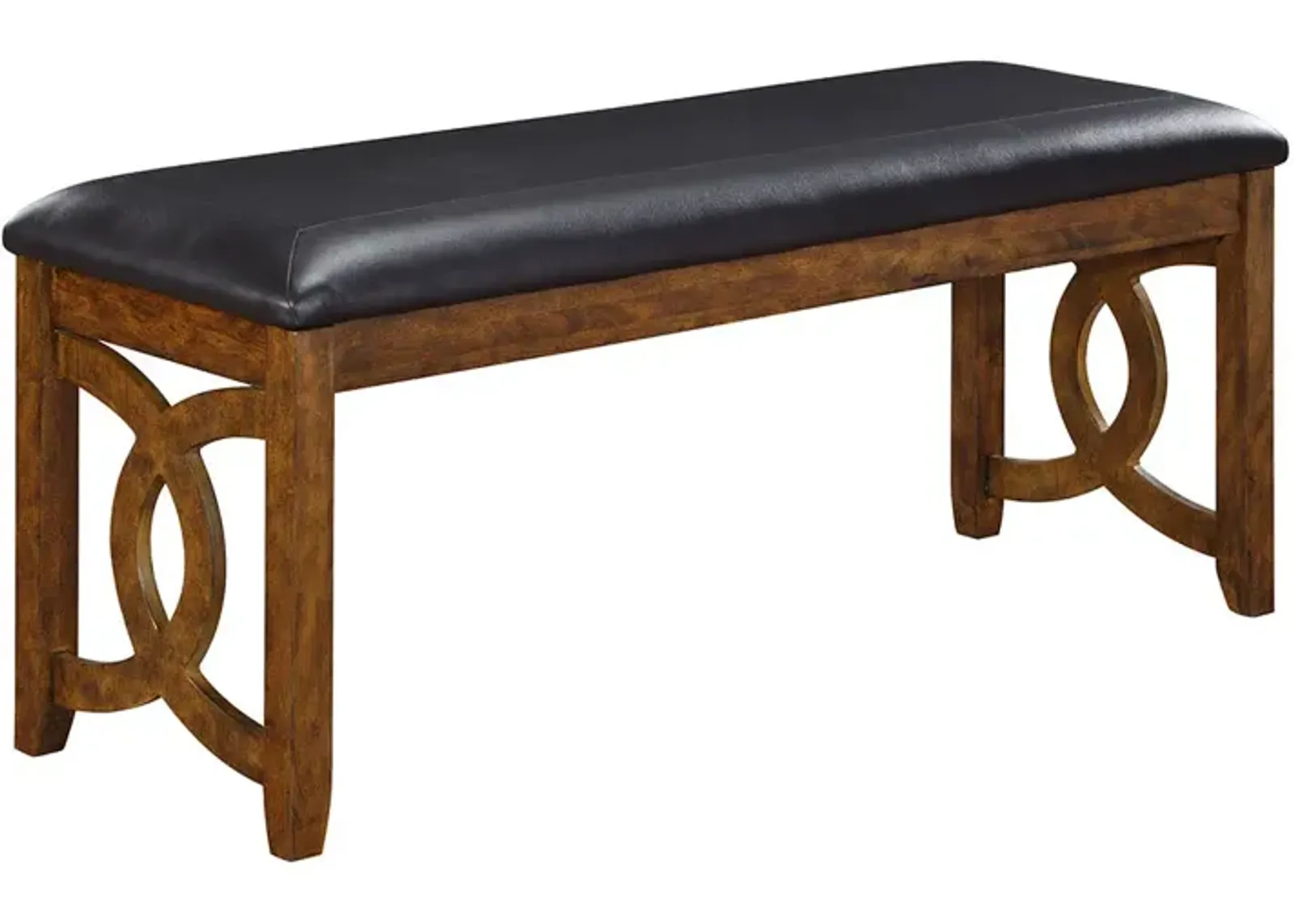 Gia Links Dining Bench - Brown