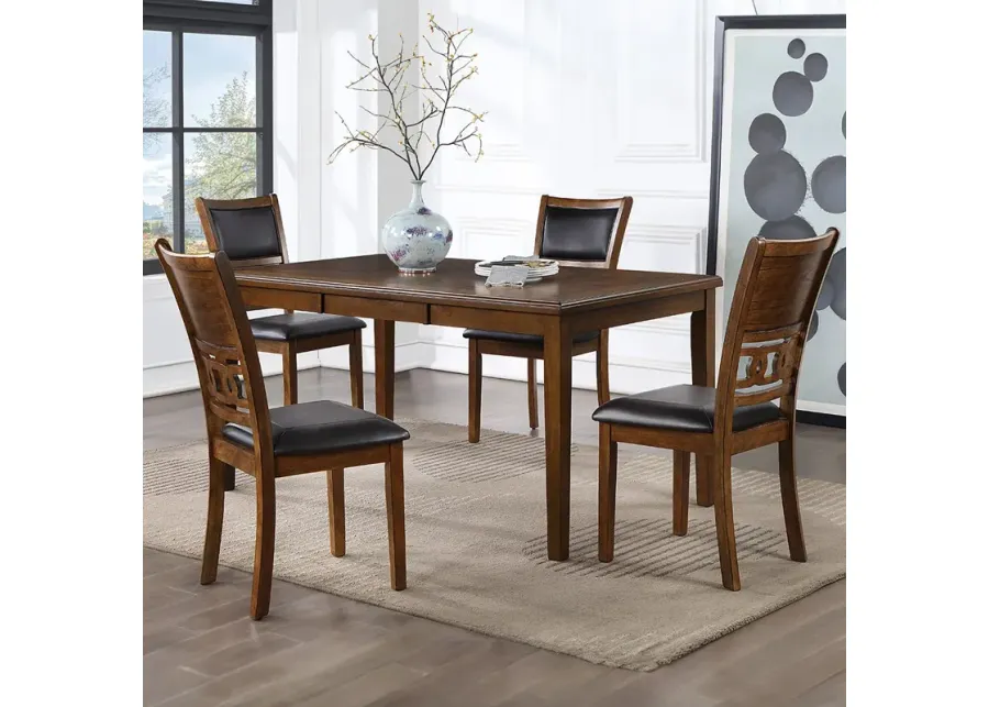 Gia Links Dining Set - Brown