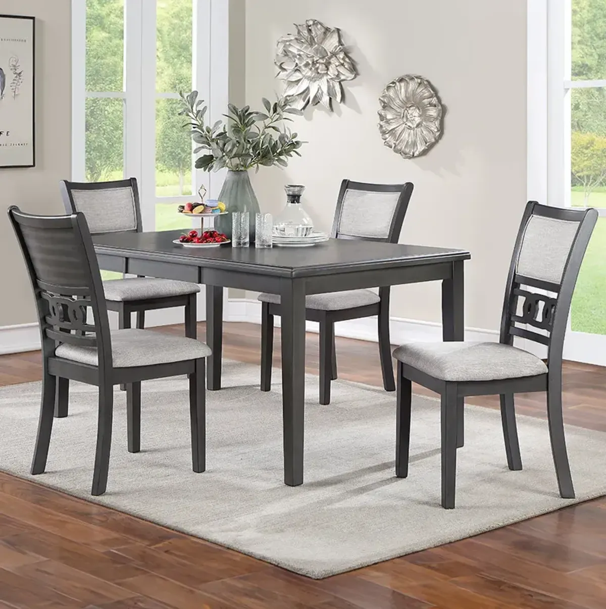 Gia Links Dining Set - Grey