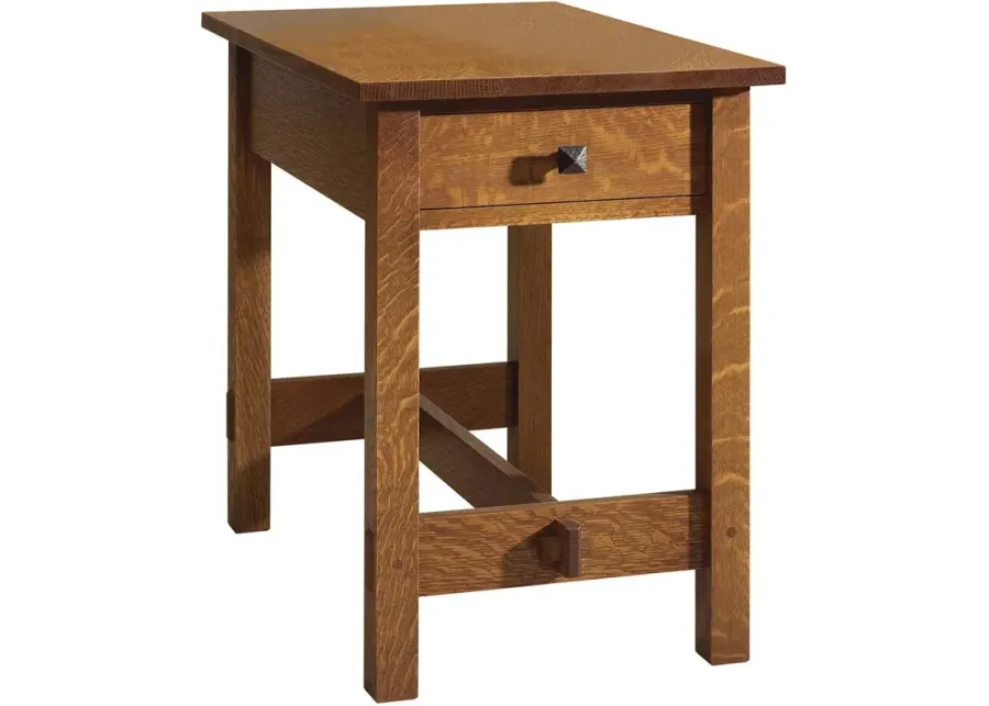 Morris End Table with Drawer