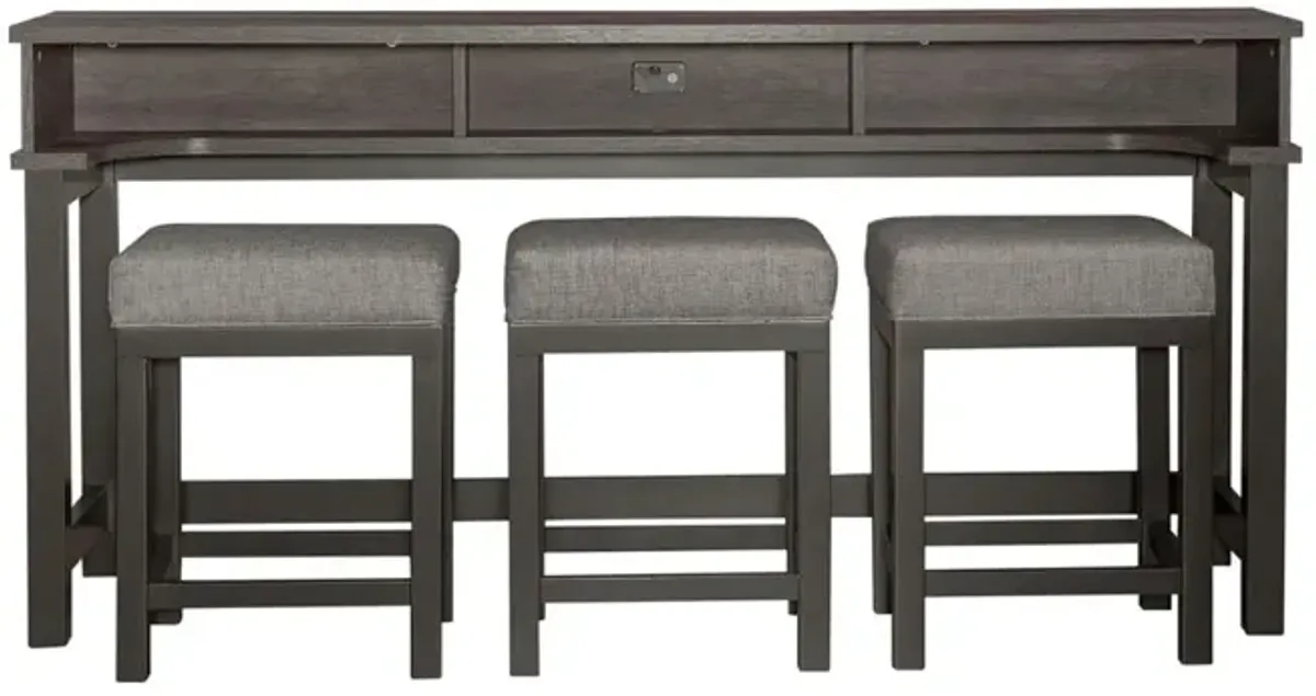 Tanners Creek Console Bar with Stools