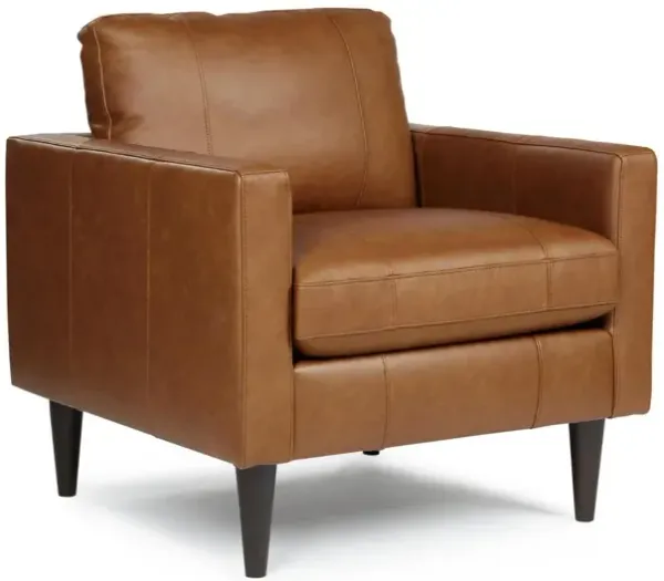 Rust Trafton Leather Chair