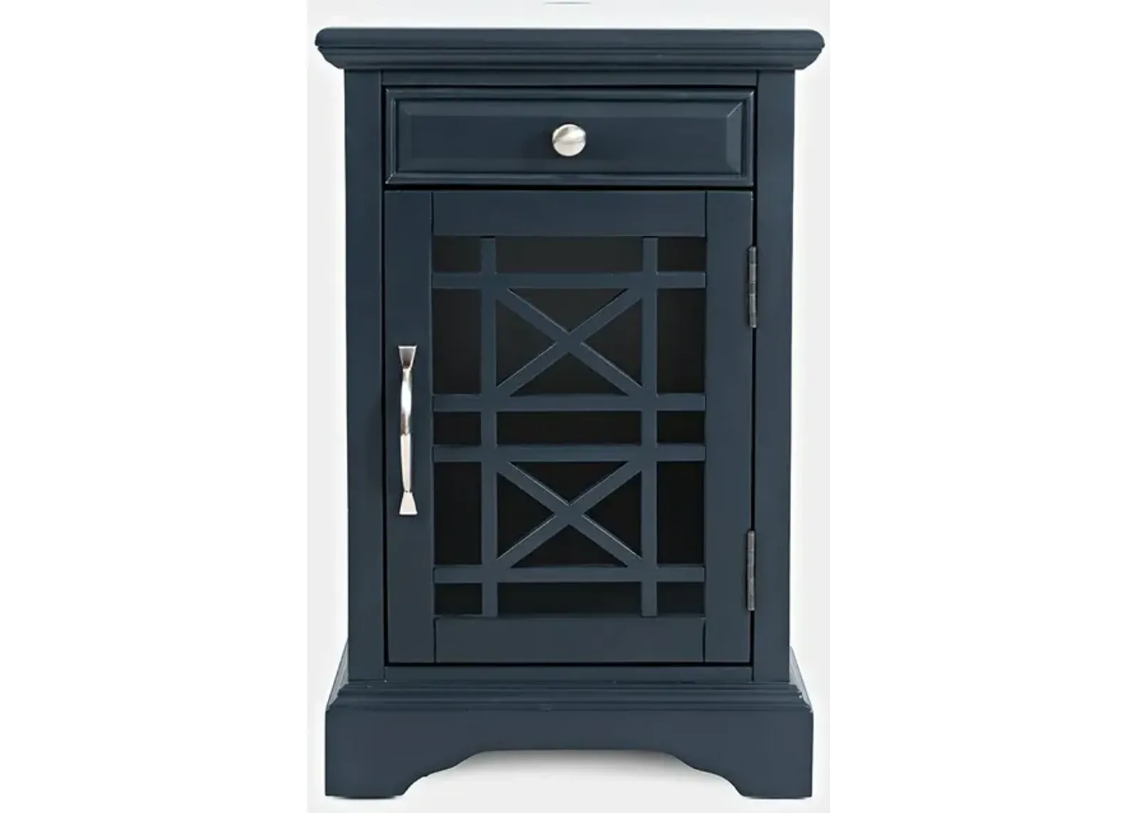 Craftsman Power Side Table - Navy