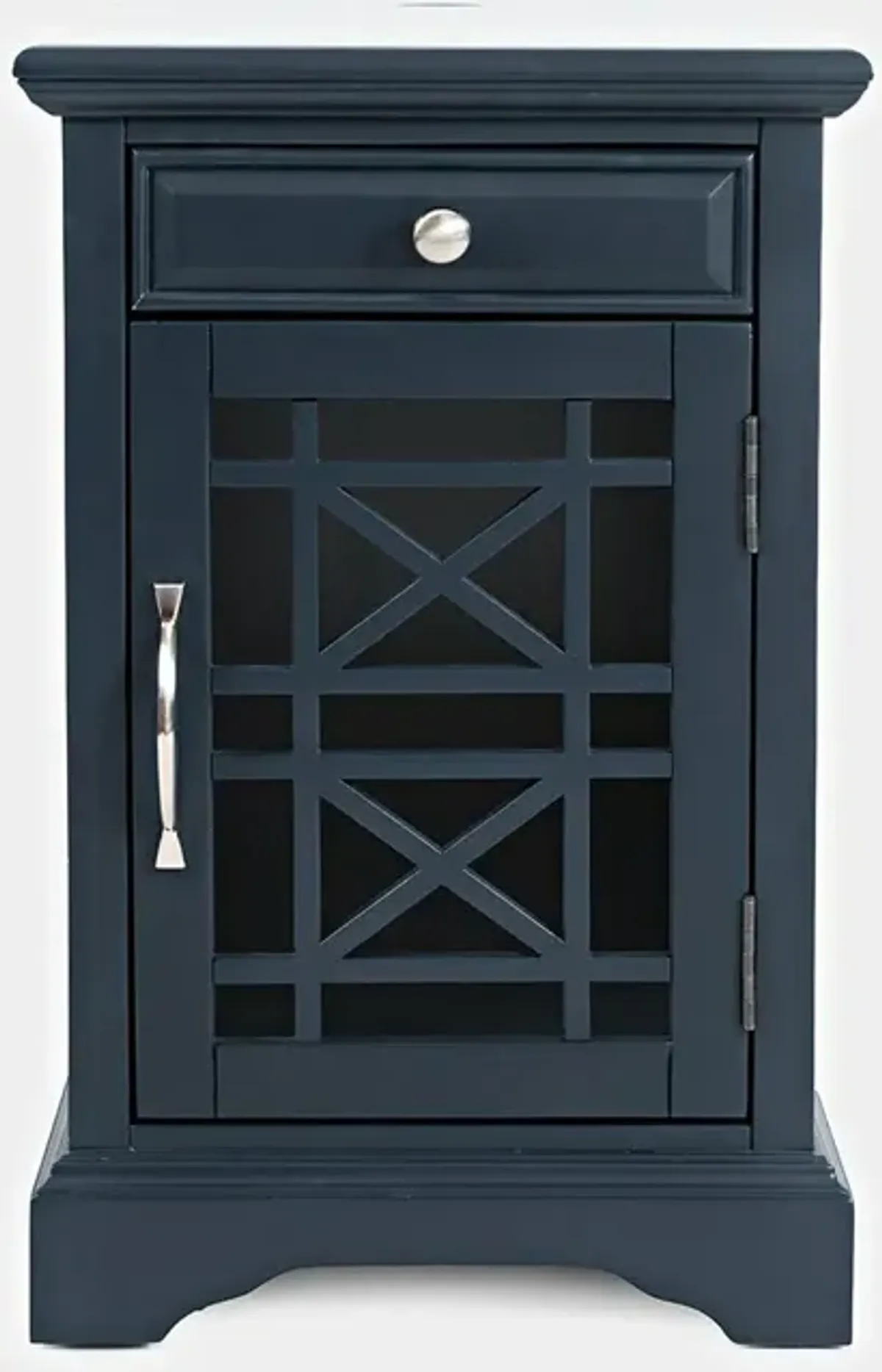 Craftsman Power Side Table - Navy