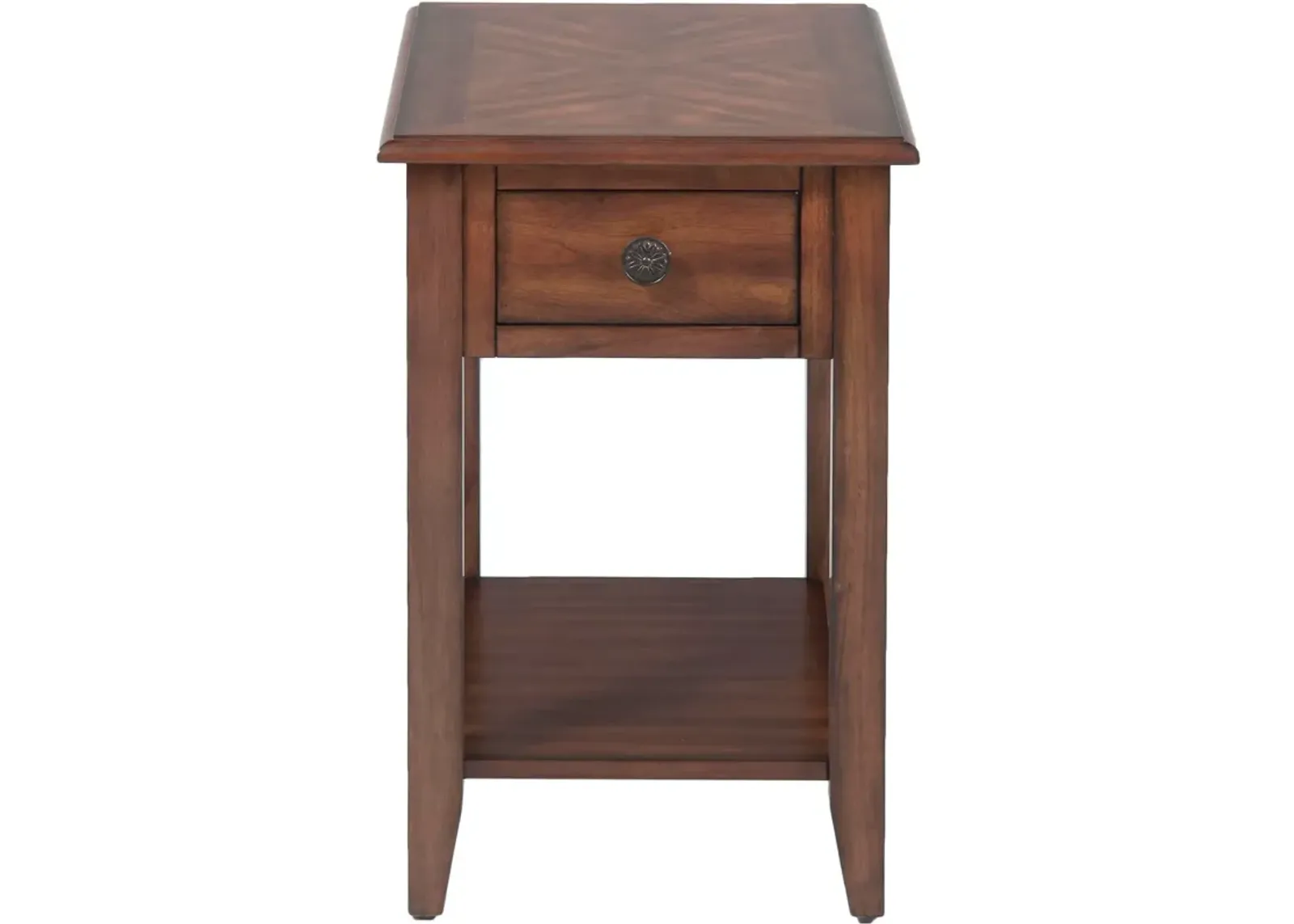 Lenore Side Table - Brown