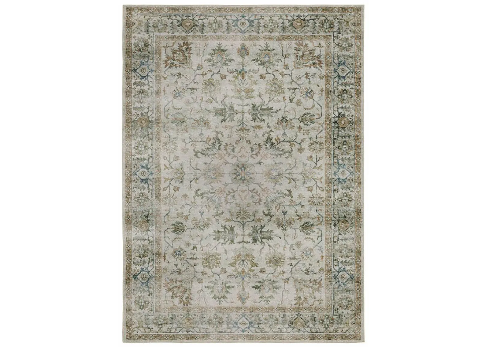 4 x 6 Charleston Ivory Washable Rug