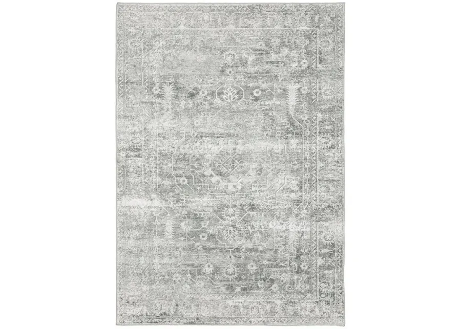 5 x 7 Malibu Platinum Washable Rug