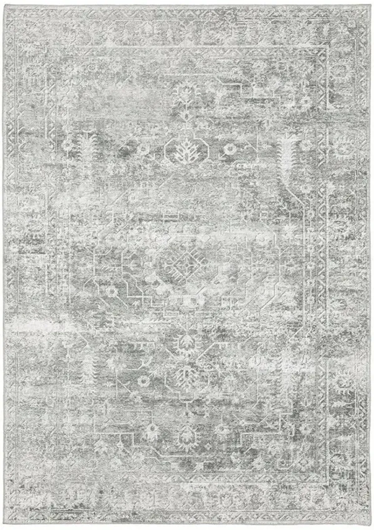 5 x 7 Malibu Platinum Washable Rug