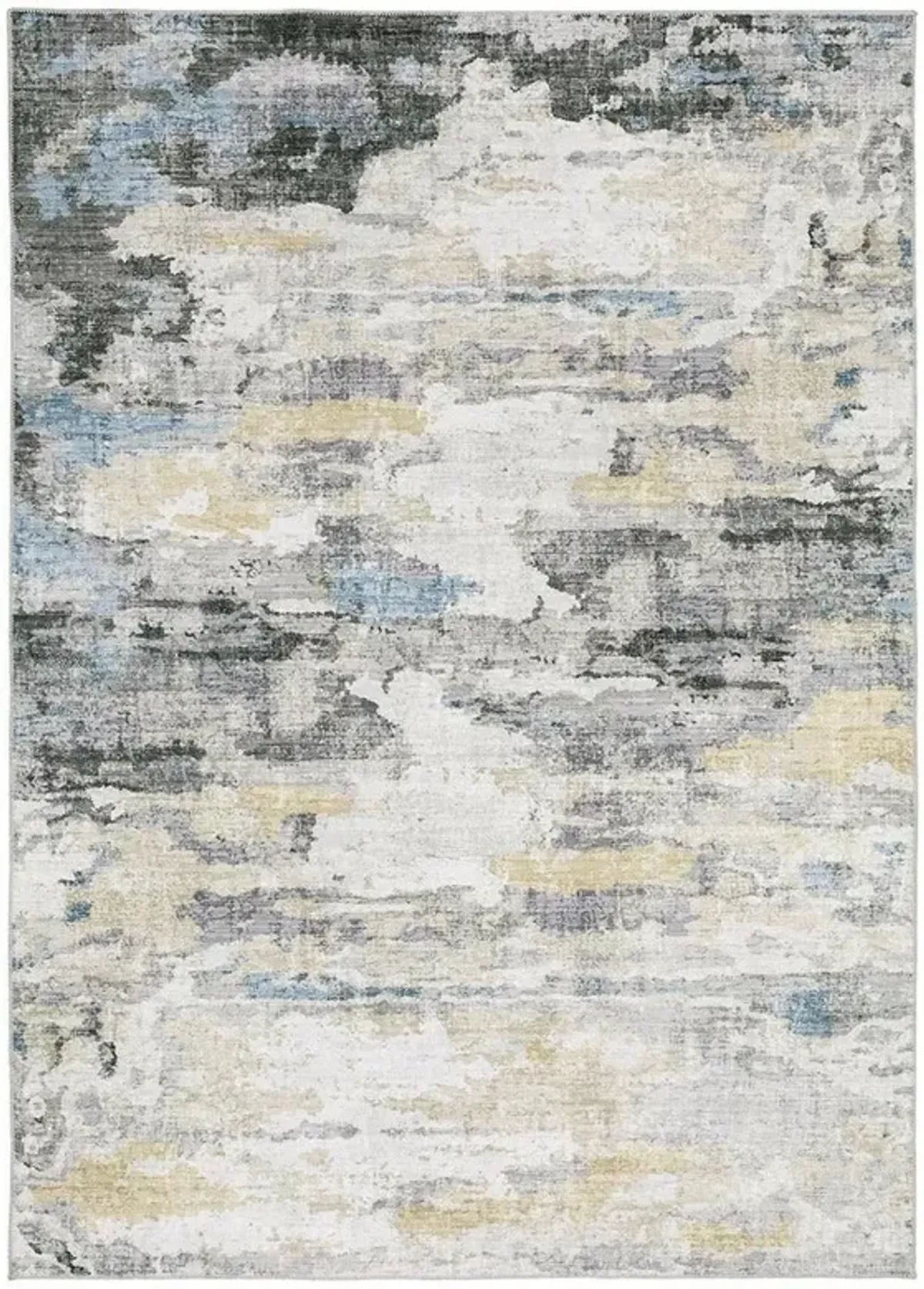 4 x6 Malibu Ocean Washable Rug