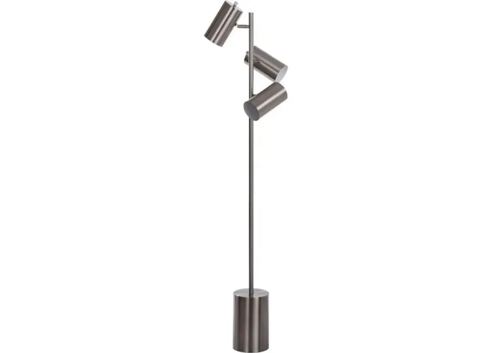 Brushed Steel Floor Lamp