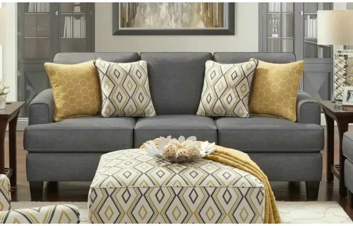 Maxwell Gray Dijon Sofa