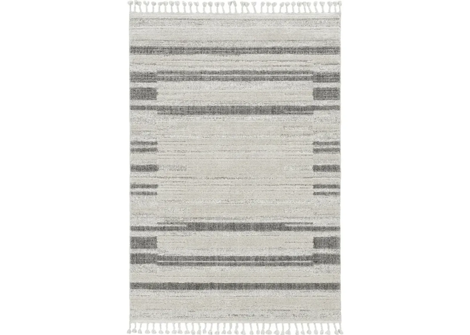 5X7 Willow Ivory Grey Rug