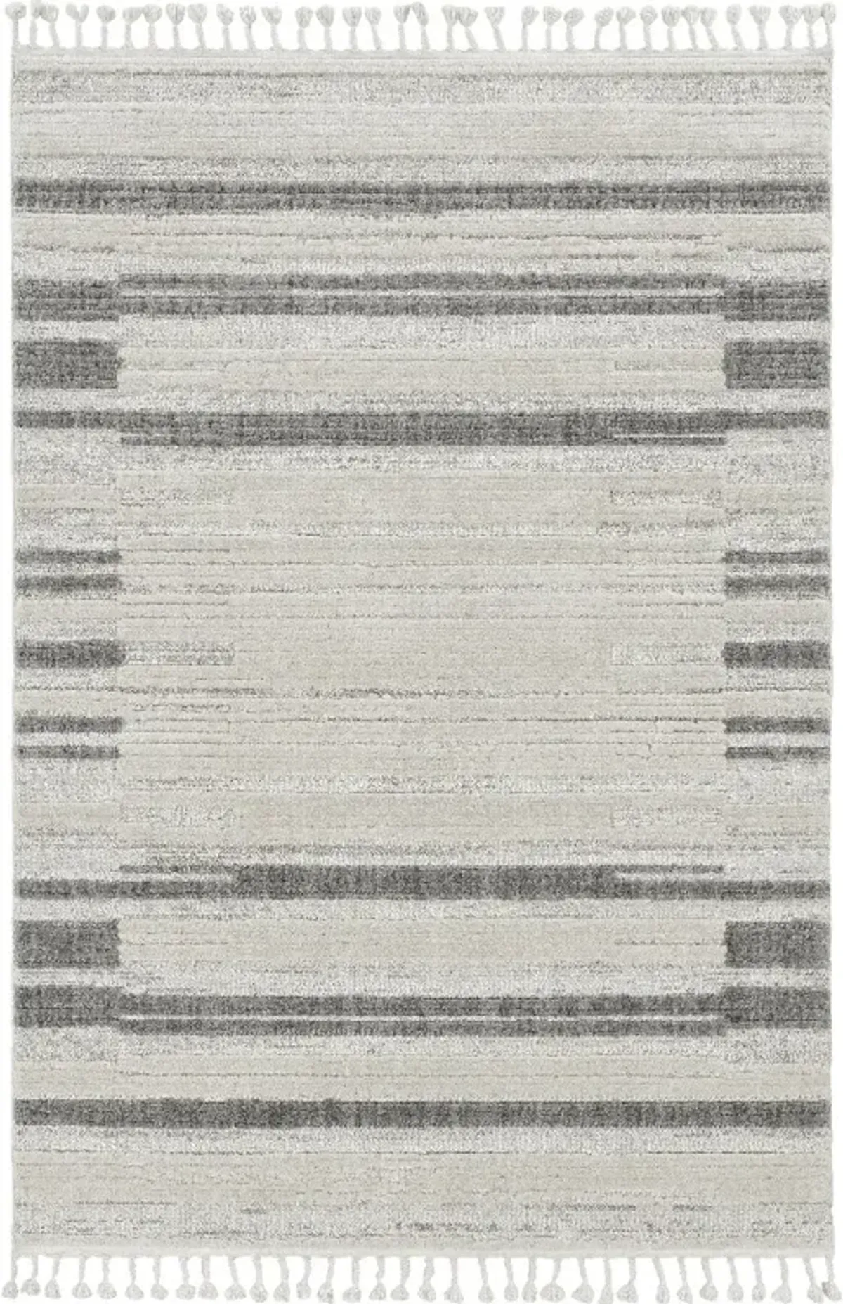 5X7 Willow Ivory Grey Rug