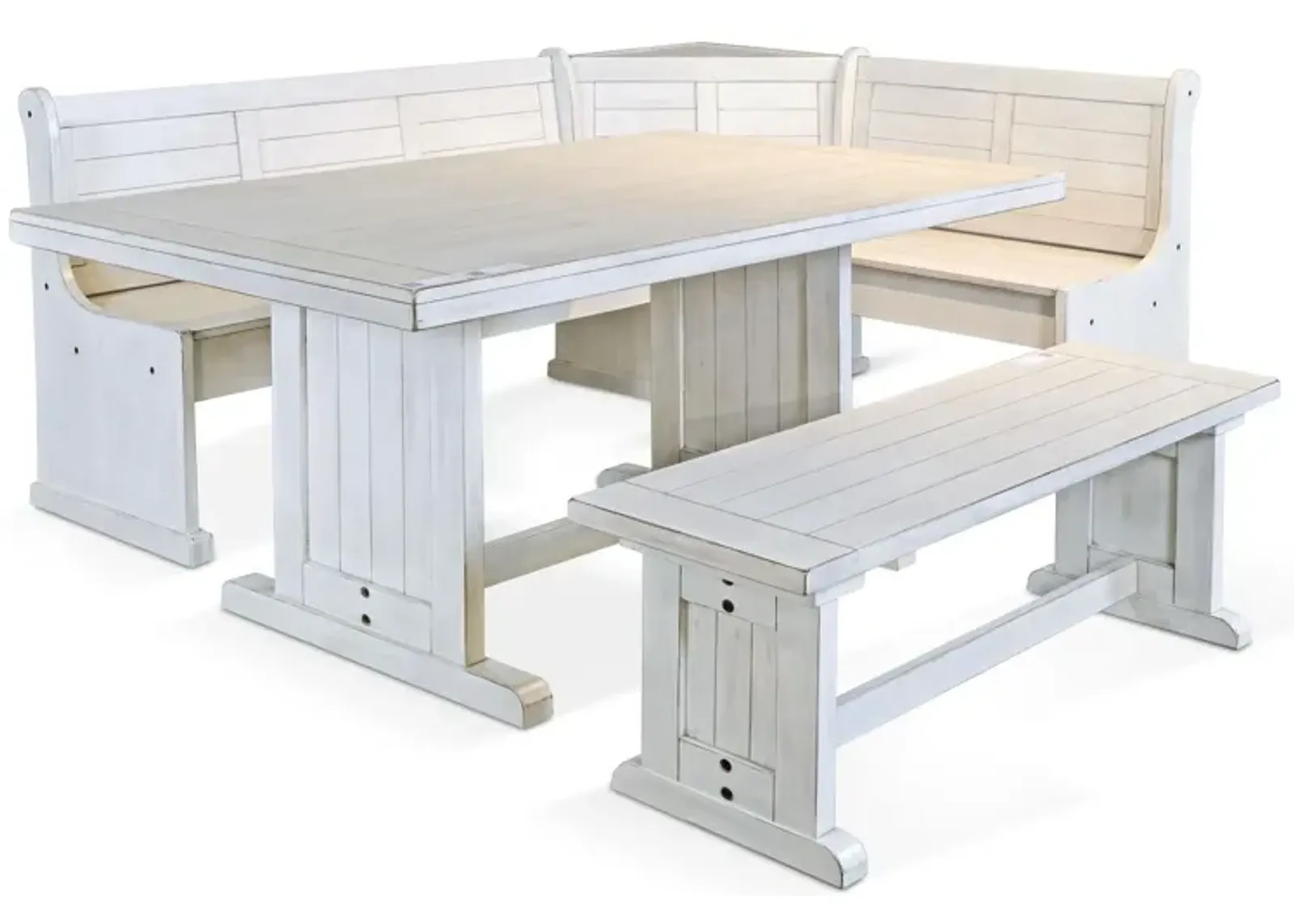 Bayside Nook Table with Benches