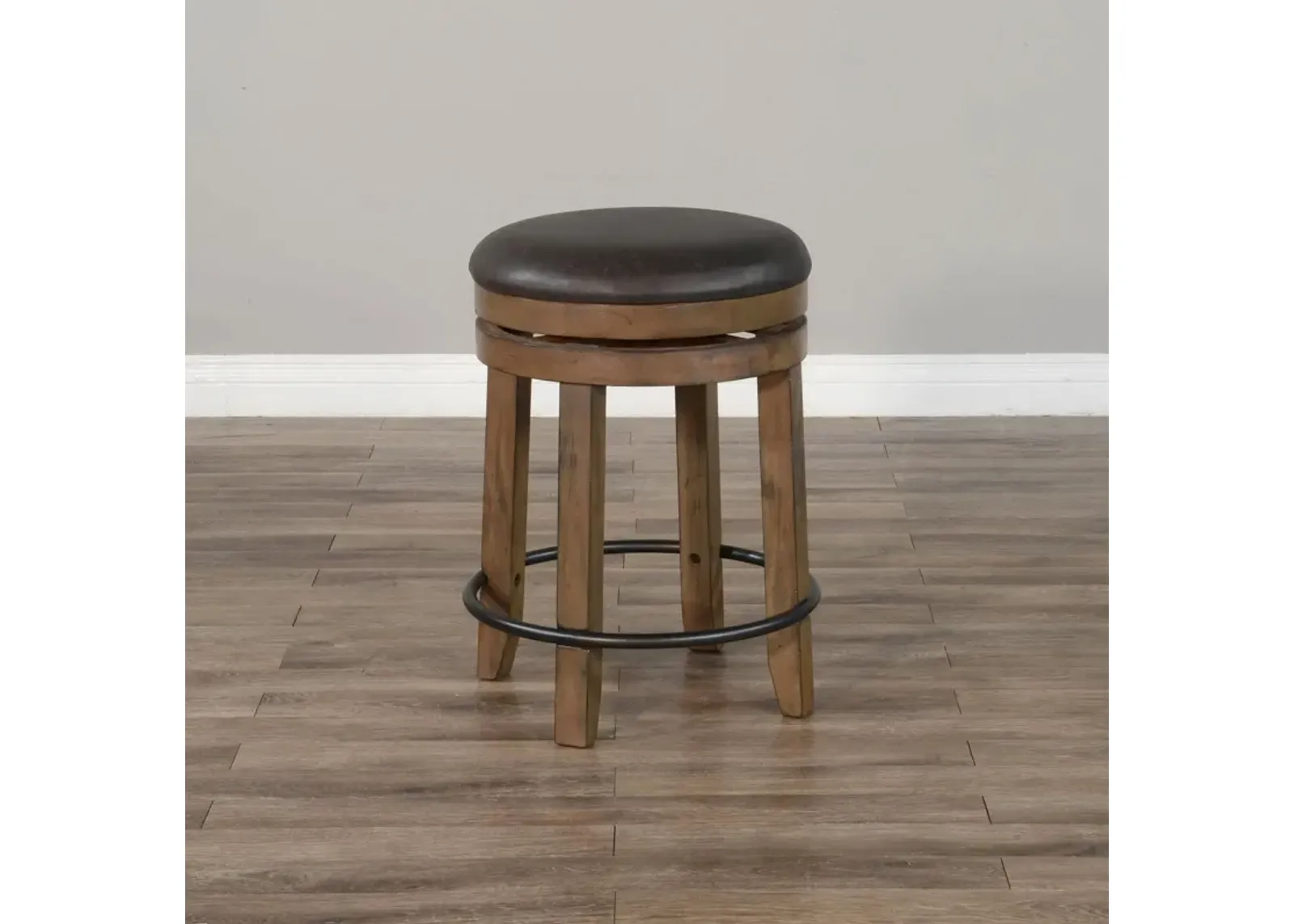 Buckskin Barstool with Cushion