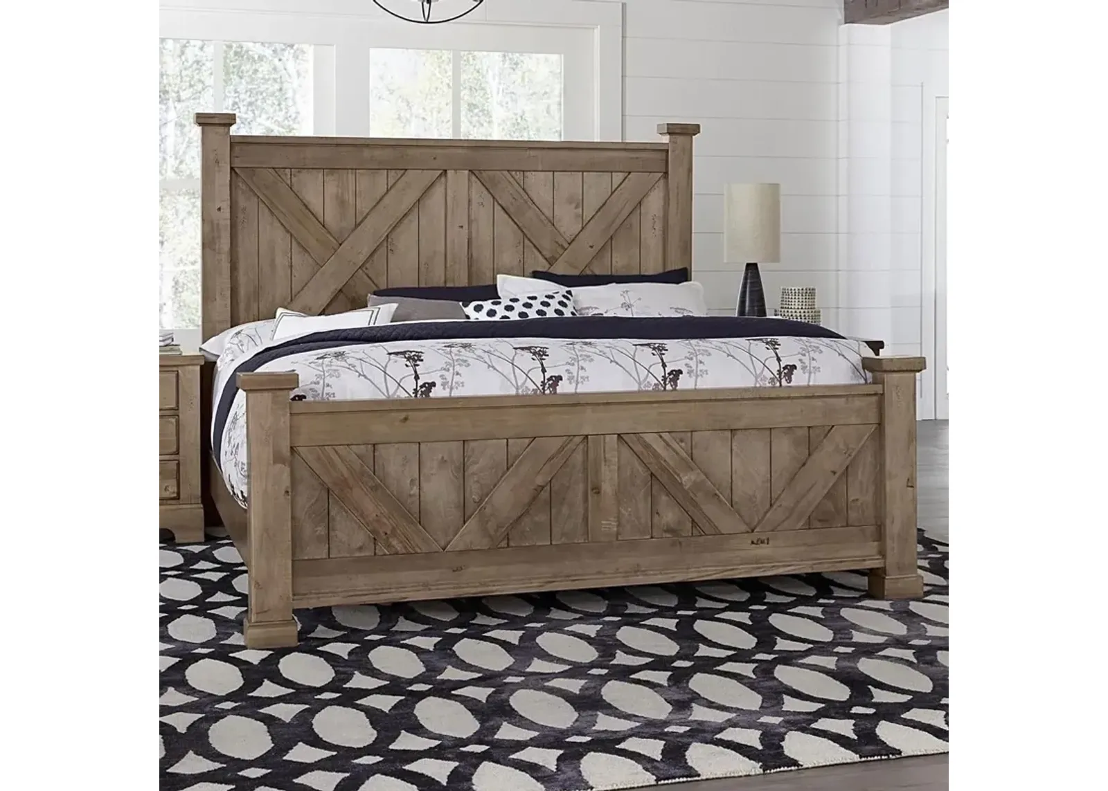 King Cool Rustic Bed