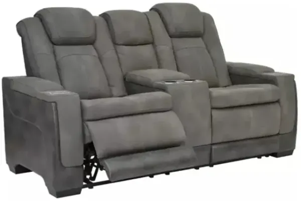 Next-Gen DuraPella Power Reclining Loveseat with Console