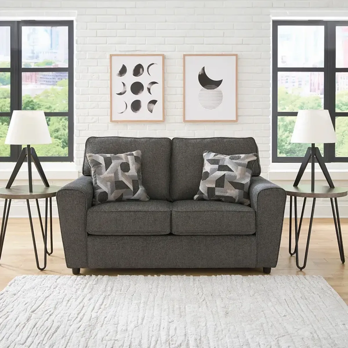 Cascilla Loveseat - Slate