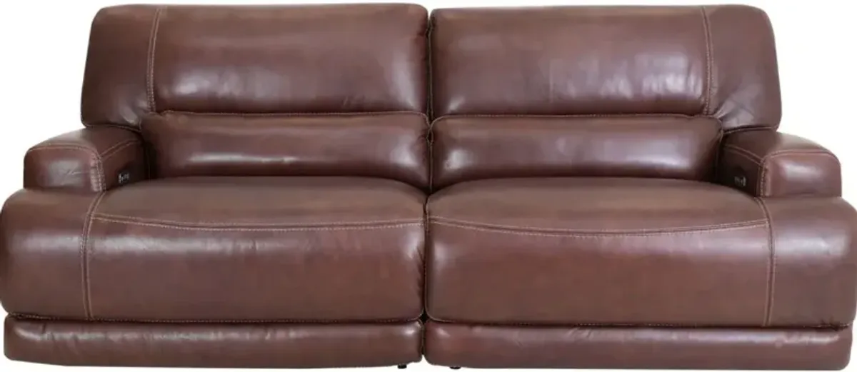 Grant Power Sofa - Dark Brown